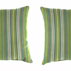 Jordan Manufacturing Outdoor 16" Accessory Throw Pillows, Set Of 2- Sunbrella FOSTER SURFSIDE RAVEN