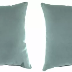 Jordan Manufacturing Outdoor 16" Accessory Throw Pillows, Set Of 2- Sunbrella SHORE LINEN GLEN RAVEN Custom Order Cushions