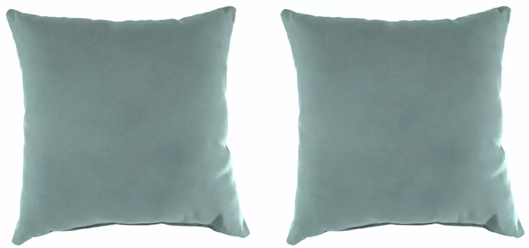Jordan Manufacturing Outdoor 16" Accessory Throw Pillows, Set Of 2- Sunbrella SHORE LINEN GLEN RAVEN Custom Order Cushions 1 Jordan Manufacturing Outdoor 16" Accessory Throw Pillows, Set Of 2- Sunbrella SHORE LINEN GLEN RAVEN Custom Order Cushions