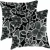 Jordan Manufacturing Outdoor 16" Accessory Throw Pillows, Set Of 2-HALSEY SHADOW RICHLOOM