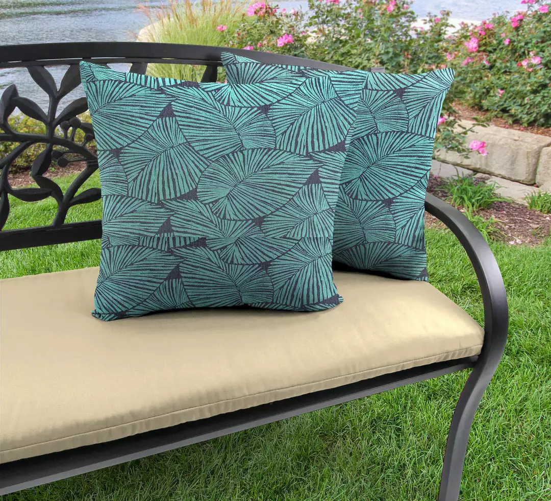 Jordan Manufacturing Outdoor 16" Accessory Throw Pillows, Set Of 2-TALIA CARIBE RICHLOOM 2 Jordan Manufacturing Outdoor 16" Accessory Throw Pillows, Set Of 2-TALIA CARIBE RICHLOOM