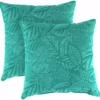 Jordan Manufacturing Custom Order Cushions Outdoor 16" Accessory Throw Pillows, Set Of 2-MAVEN LAGOON