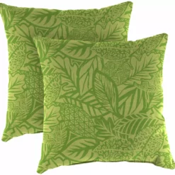 Jordan Manufacturing Outdoor 16" Accessory Throw Pillows, Set Of 2-MAVEN LEAF RICHLOOM Custom Order Cushions