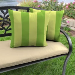 Jordan Manufacturing Outdoor 16" Accessory Throw Pillows, Set Of 2-PREVIEW LEAF RICHLOOM Custom Order Cushions