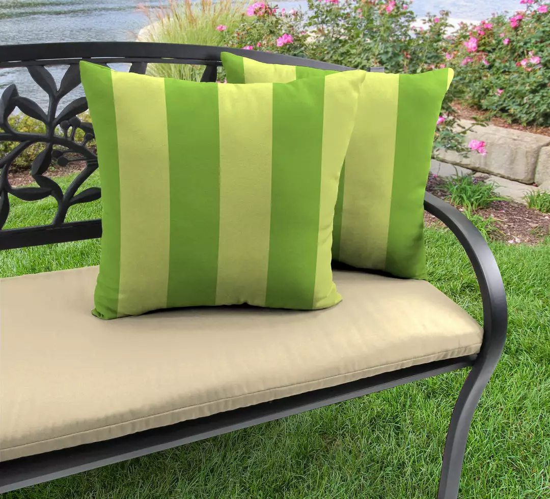 Jordan Manufacturing Outdoor 16" Accessory Throw Pillows, Set Of 2-PREVIEW LEAF RICHLOOM Custom Order Cushions 2 Jordan Manufacturing Outdoor 16" Accessory Throw Pillows, Set Of 2-PREVIEW LEAF RICHLOOM Custom Order Cushions