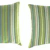 Jordan Manufacturing Outdoor Lumbar Accessory Throw Pillows, Set Of 2- Sunbrella FOSTER SURFSIDE RAVEN Custom Order Cushions