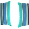 Jordan Manufacturing Outdoor Lumbar Accessory Throw Pillows, Set Of 2- Sunbrella DOLCE STR OASIS ACR GLEN RAVEN Custom Order Cushions