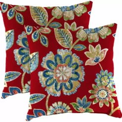 Jordan Manufacturing 20" Outdoor Accessory Throw Pillows, Set Of 2-DAELYN CHERRY RICHLOOM Custom Order Cushions