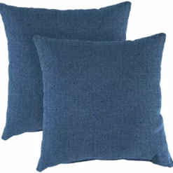 Jordan Manufacturing 20" Outdoor Accessory Throw Pillows, Set Of 2-HUSK TEXTURE CAPRI RICHLOOM
