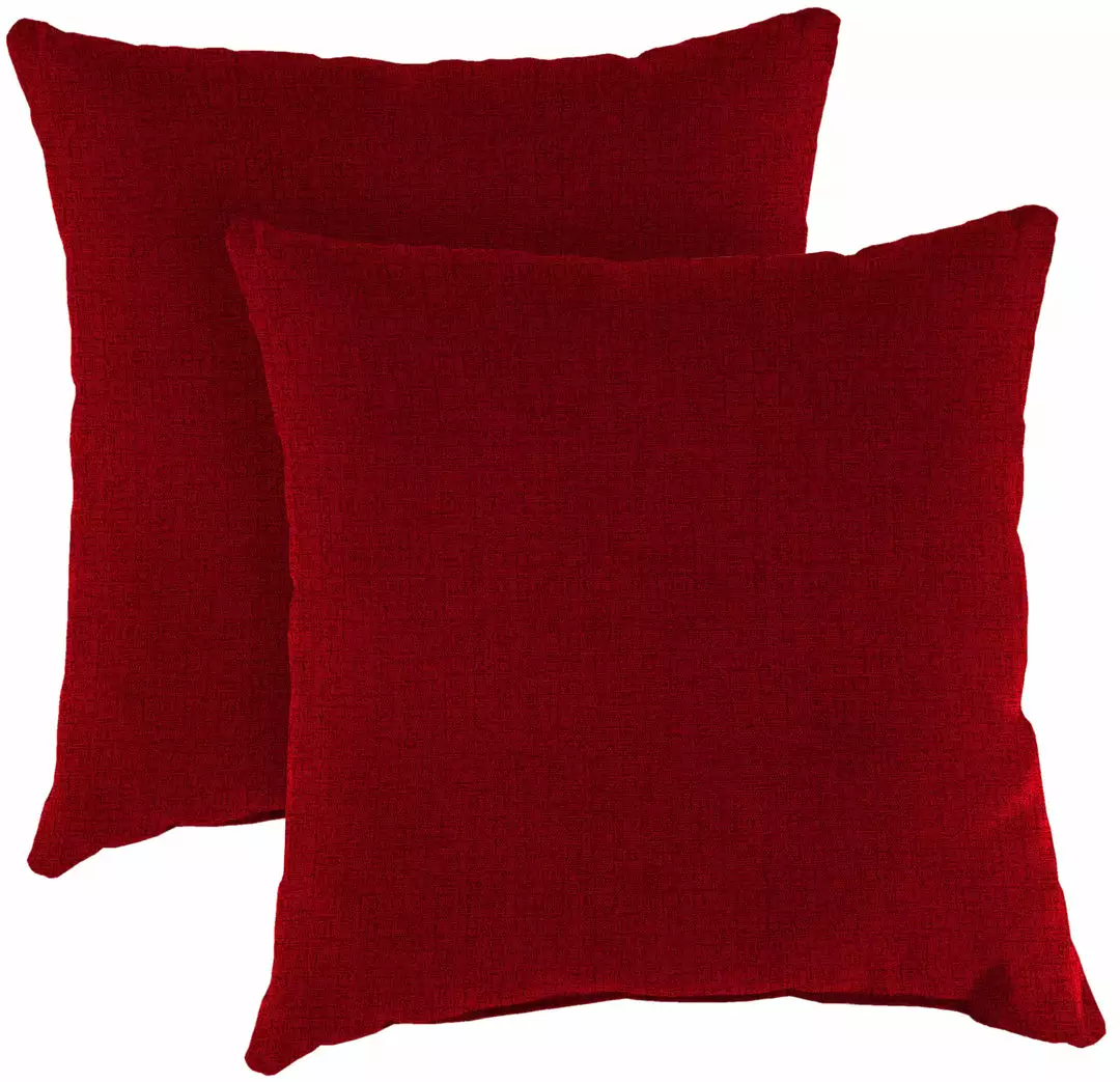 Jordan Manufacturing 20" Outdoor Accessory Throw Pillows, Set Of 2-MCHUSK BERRY RICHLOOM 1 Jordan Manufacturing 20" Outdoor Accessory Throw Pillows, Set Of 2-MCHUSK BERRY RICHLOOM