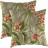 Jordan Manufacturing 20" Outdoor Accessory Throw Pillows, Set Of 2-TAHITI SUNRISE RICHLOOM Custom Order Cushions