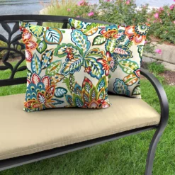 Jordan Manufacturing 20" Outdoor Accessory Throw Pillows, Set Of 2-COPELAND FIESTA RICHLOOM Custom Order Cushions