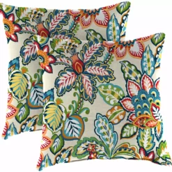 Jordan Manufacturing 20" Outdoor Accessory Throw Pillows, Set Of 2-COPELAND FIESTA RICHLOOM Custom Order Cushions