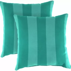 Jordan Manufacturing 20" Outdoor Accessory Throw Pillows, Set Of 2-PREVIEW LAGOON RICHLOOM Custom Order Cushions
