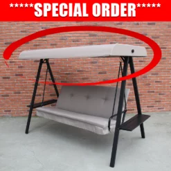 The Outdoor Patio Store Tractor Supply Red Shed 3 Person Swing With Slat Tables Replacement Canopy