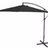 Jordan Manufacturing 10' STEEL OFFSET UMBRELLA- BLACK Umbrellas