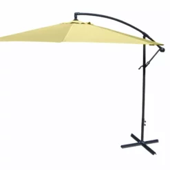 Jordan Manufacturing 10' STEEL OFFSET UMBRELLA- CANARY Umbrellas