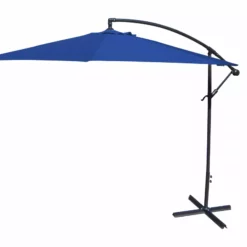 Jordan Manufacturing 10' STEEL OFFSET UMBRELLA- ROYAL