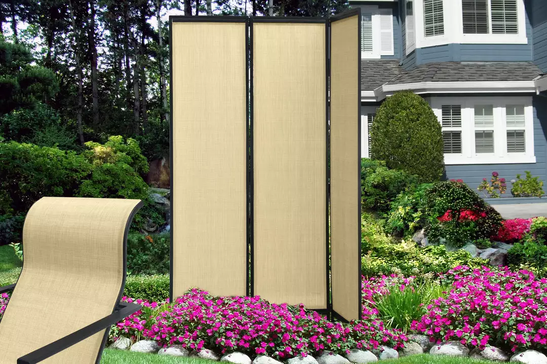 Apollo Outdoor 6 Ft H X 4.5 Ft W Steel Privacy Screen Neutral 1 Apollo Outdoor 6 Ft H X 4.5 Ft W Steel Privacy Screen Neutral