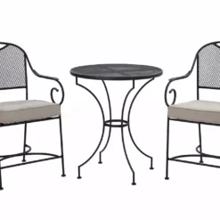 TOPS Birkdale 3 Piece Balcony Set, Tan Patio Sets