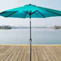 Umbrellas Jordan Manufacturing 9FT Steel Market Umbrella In Aruba