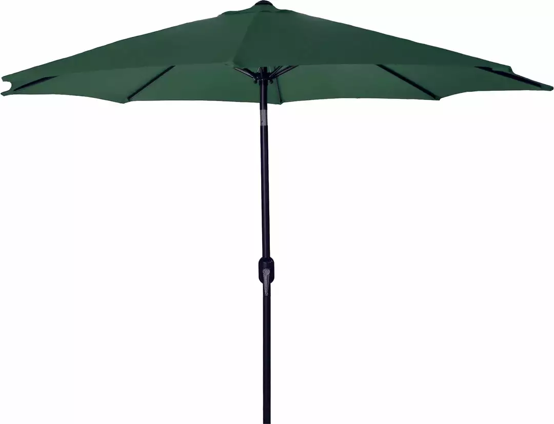 Umbrellas Jordan Manufacturing 9FT Steel Market Umbrella In Green 1 Umbrellas Jordan Manufacturing 9FT Steel Market Umbrella In Green