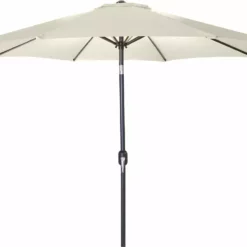 Umbrellas Jordan Manufacturing 9FT Steel Market Umbrella In Natural