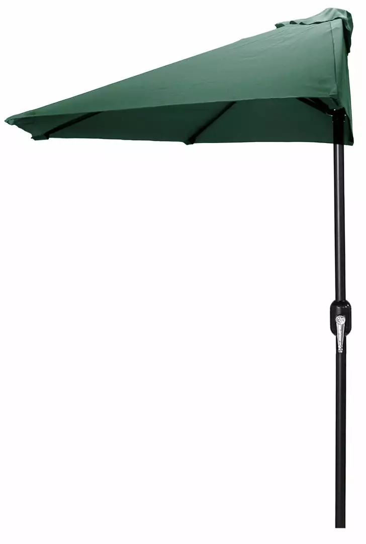 Jordan Manufacturing Steel Market Half Umbrella In Green 1 Jordan Manufacturing Steel Market Half Umbrella In Green