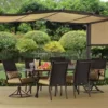 TOPS Pergola Canopy Replacement BHG Emerald Coast 12x10 FT Steel Pergola Canopy