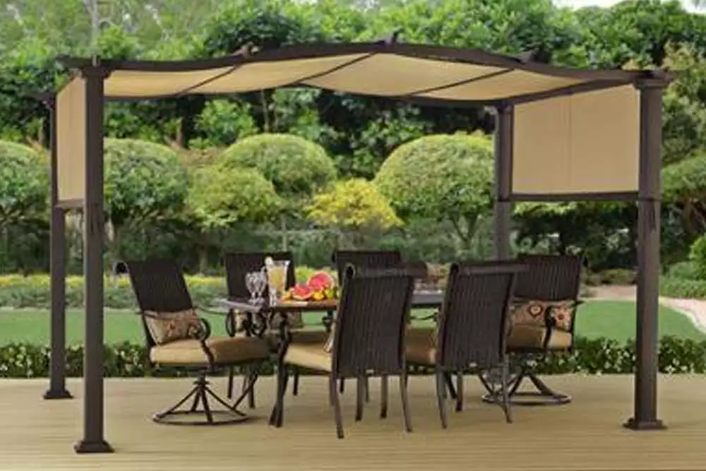 TOPS Pergola Canopy Replacement BHG Emerald Coast 12x10 FT Steel Pergola Canopy 1 TOPS Pergola Canopy Replacement BHG Emerald Coast 12x10 FT Steel Pergola Canopy