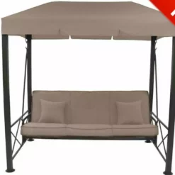 TOPS Target 3 Person Patio Swing Canopy - High Grade 300D Swing Canopy Replacement