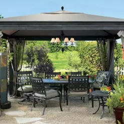 TOPS Gazebo Canopy Replacement Tiverton Gazebo Replacement Canopy / High-Grade
